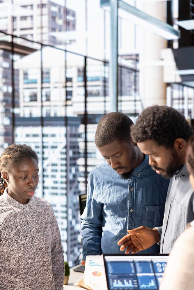 Worker in orange safety suit
